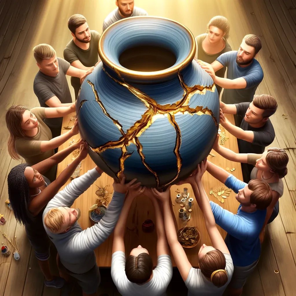 Embracing Imperfection Lessons from Kintsugi for Team Leadership